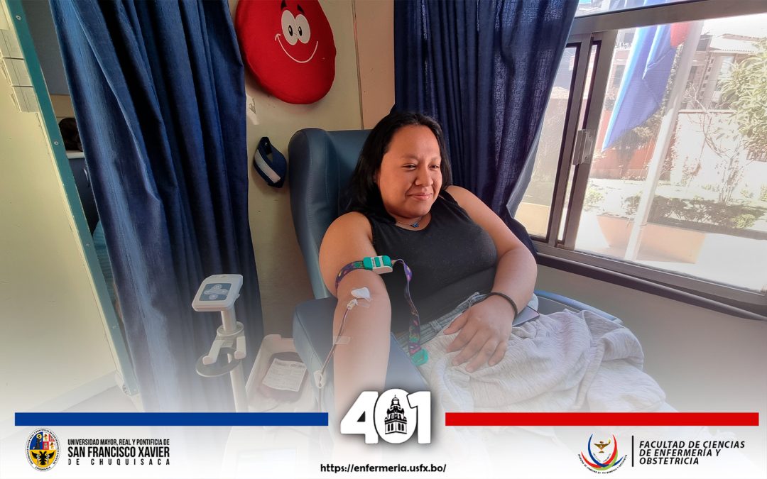 CAMPAÑA DE DONACIÓN DE SANGRE EN LA FACULTAD DE CIENCIAS DE ENFERMERIA Y OBSTETRICIA