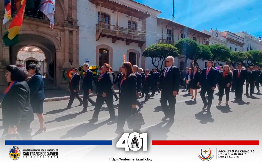 PRESENTES EN EL DESFILE DEL BICENTENARIO DE BOLIVIA