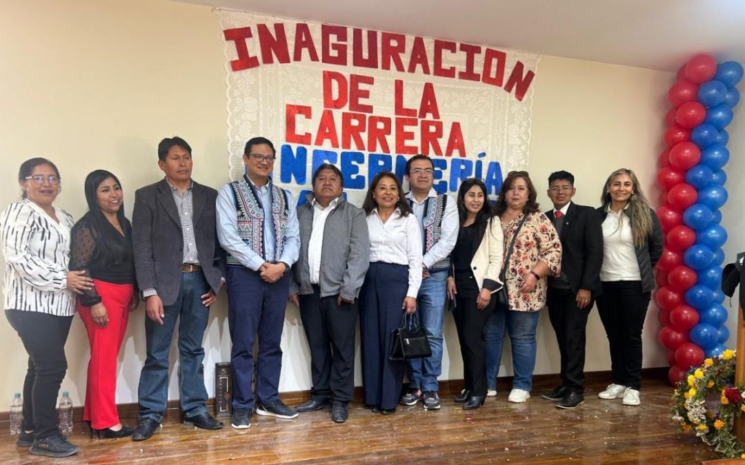 INAGURACION DE LA CARRERA DE ENFERMERIA A NIVEL LICENCIATURA CON SEDE SAN LUCAS DEPENDIENTE DE LA FACULTAD DE CIENCIAS DE ENFERMERIA Y BSTETRICIA DE LA CIUDAD DE SUCRE